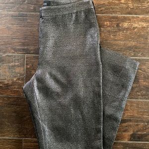 St. John silver slim pants
